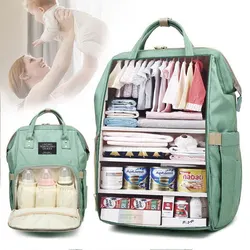 Borsa per pannolini zaino per mummia borsa di grande capacità mamma bambino borse per pannolini da viaggio impermeabili multifunzione per la cura del bambino