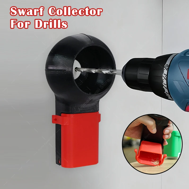 

3D Printed Electric Drill Dust Cover Box Ash Bowl Impact Hammer Dust Collector Power Tool Accessories Drilling Dustproof Device