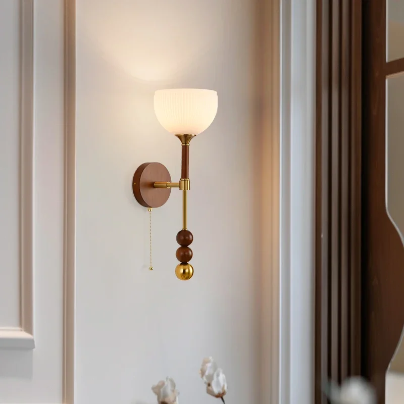 SOURA Contemporary Wall Lamp Retro Creativity Living Room Bedroom Study Room Hotel Villa Model RoomHallway Aisle Light