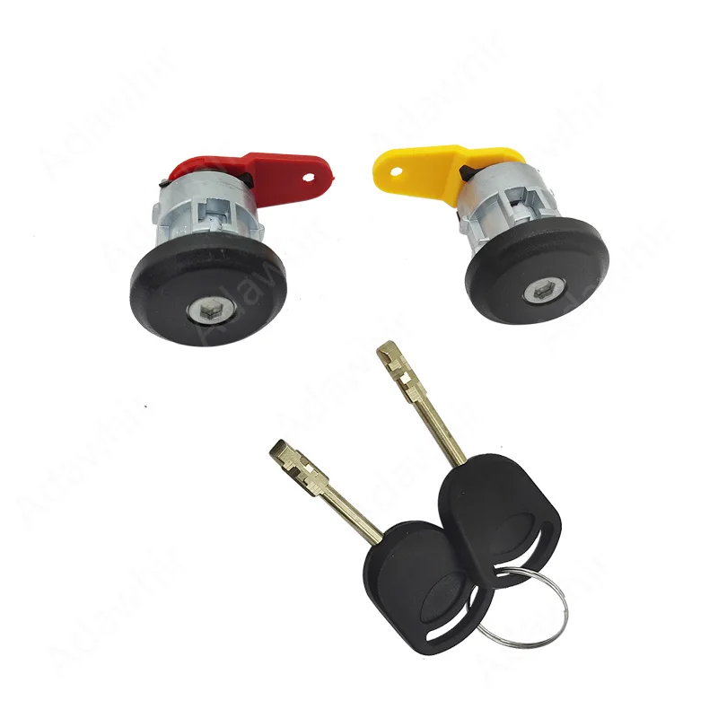 Door Lock Barrels with Keys for Ford Fiesta 1989-2002 Ford Ka 1996-2008 Front Left Front Right 96FGA22050CGPA 1022638