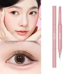Two-in-one Double-ended Eye Bag Pencil Natural Concealing Silkworm Brightening Waterproof Pen Eyelid Smudge-resistant Long- T5N6