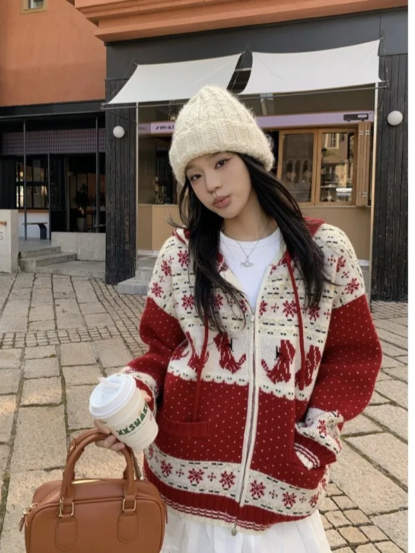 

plus Size Women's Thiened Hoodie Sweater Coat High Waist Corduroy Pants Set Autumn Winter New Sle Korean Loose Fit Jaet