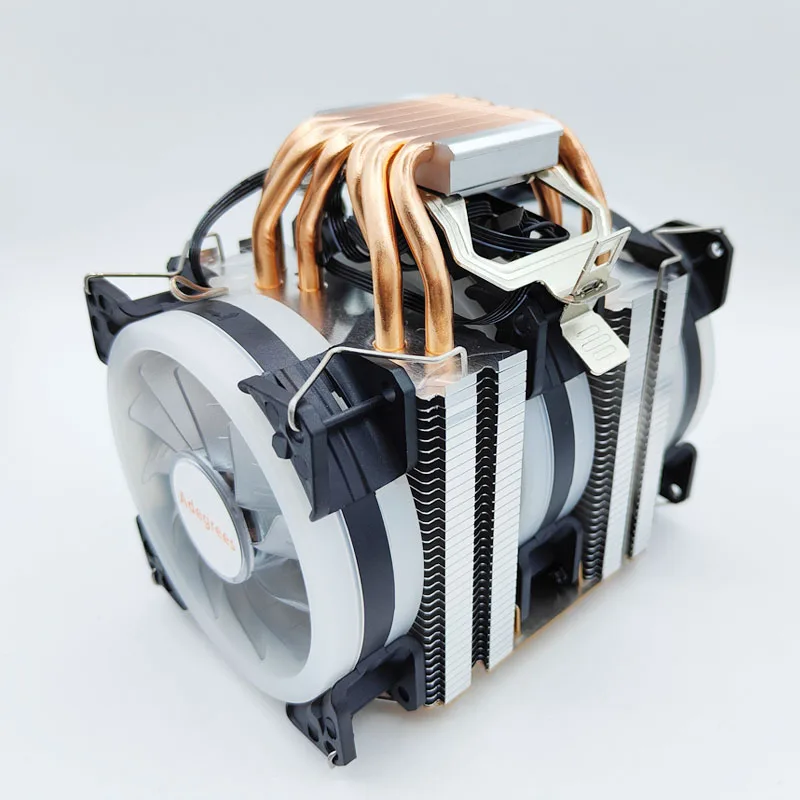 6 тепловых трубок RGB, охладитель с воздушным охлаждением, башни, охлаждающий вентилятор для процессора Intel LGA 1150 1151 1156 1366 1200 1700 2011 AM3 AM4 AM5