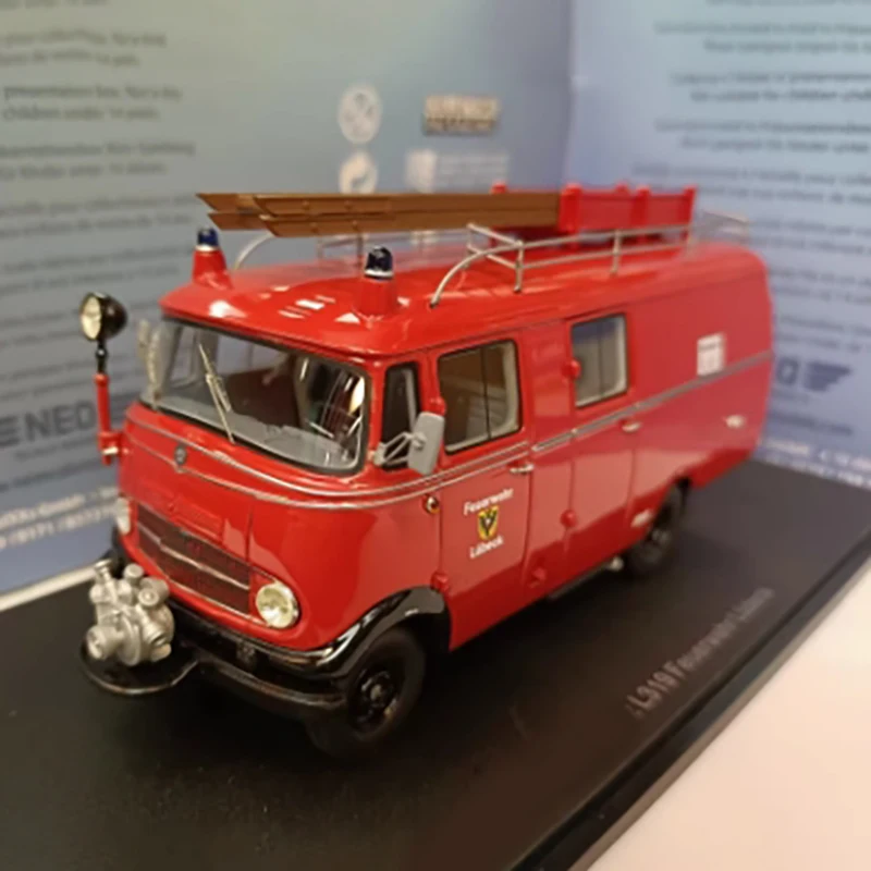 Neo масштаб 1:43 пожарная лестница из сплава модель пожарной машины L319 Feuerwehr моделирование готовое украшение подарок классическая коллекция