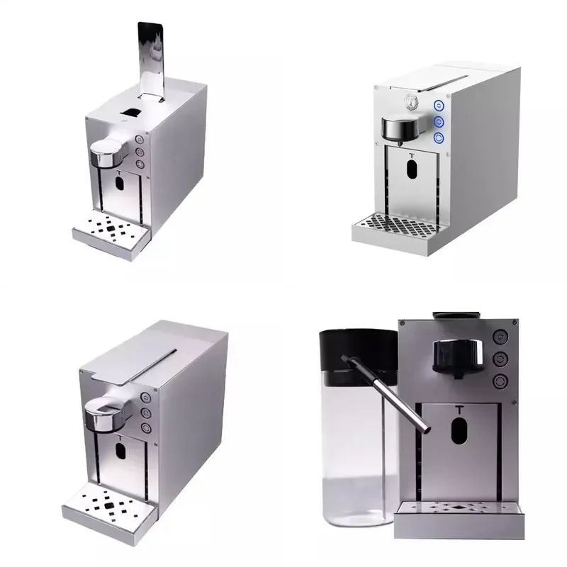for Single Cup Coffee Maker with Milk Frother Cappuccino Latte Machine Combination