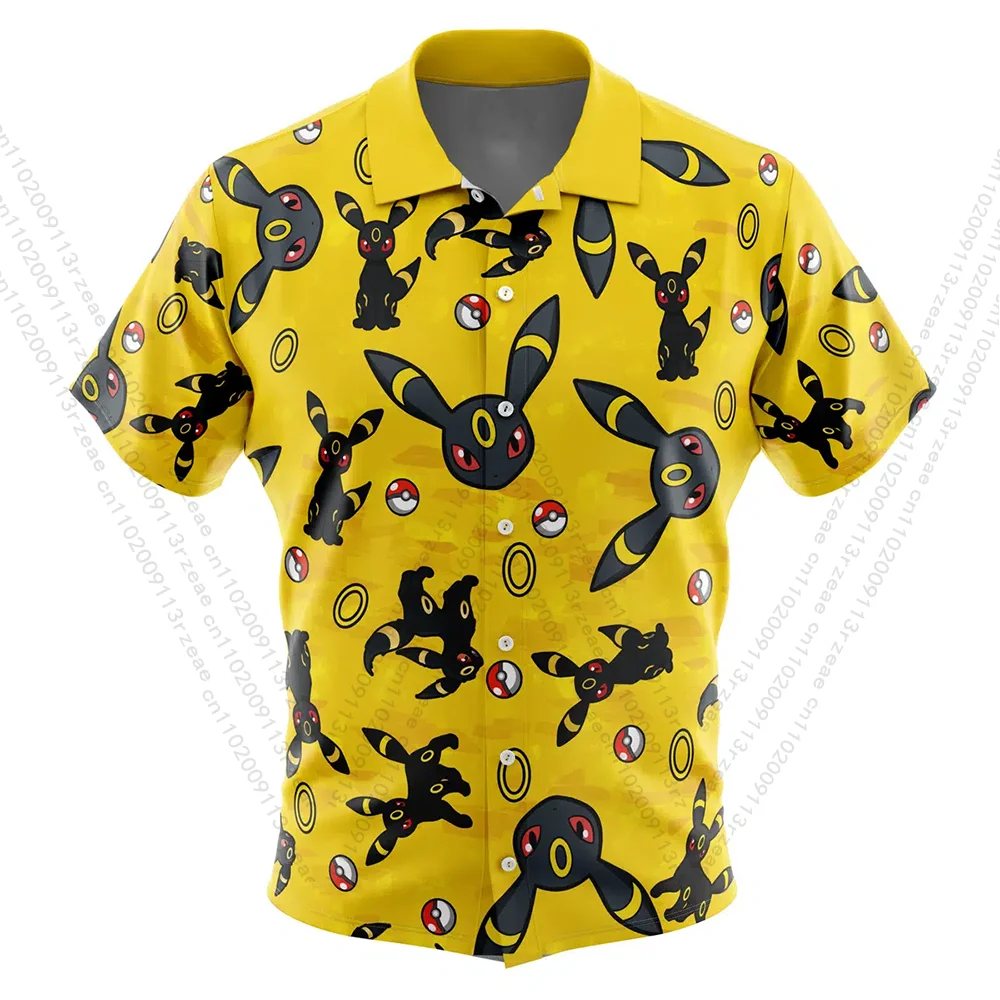 mais-recente-anime-pokemon-umbreon-havai-praia-camisa-t-masculino-hip-hop-y2k-cosplay-harajuku-impressao-crianca-moda-casual-tendencia-camisa-topo