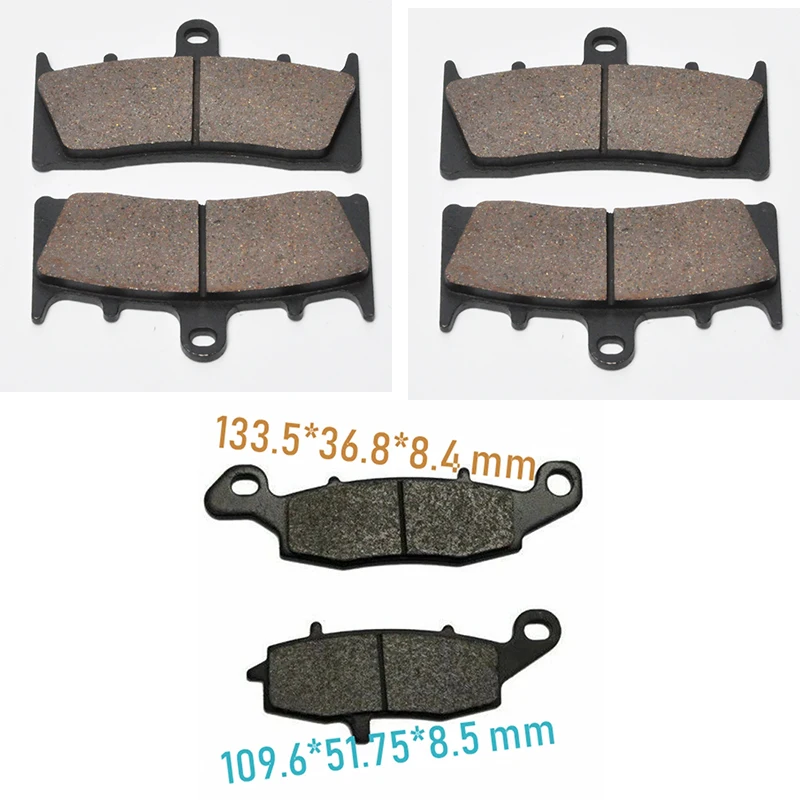 Motorcycle Brake Pads Front&Rear For Kawasaki VN1600 VN 1600 A1/A2/A3/A6F 03-08 B1 Mean Streak 04