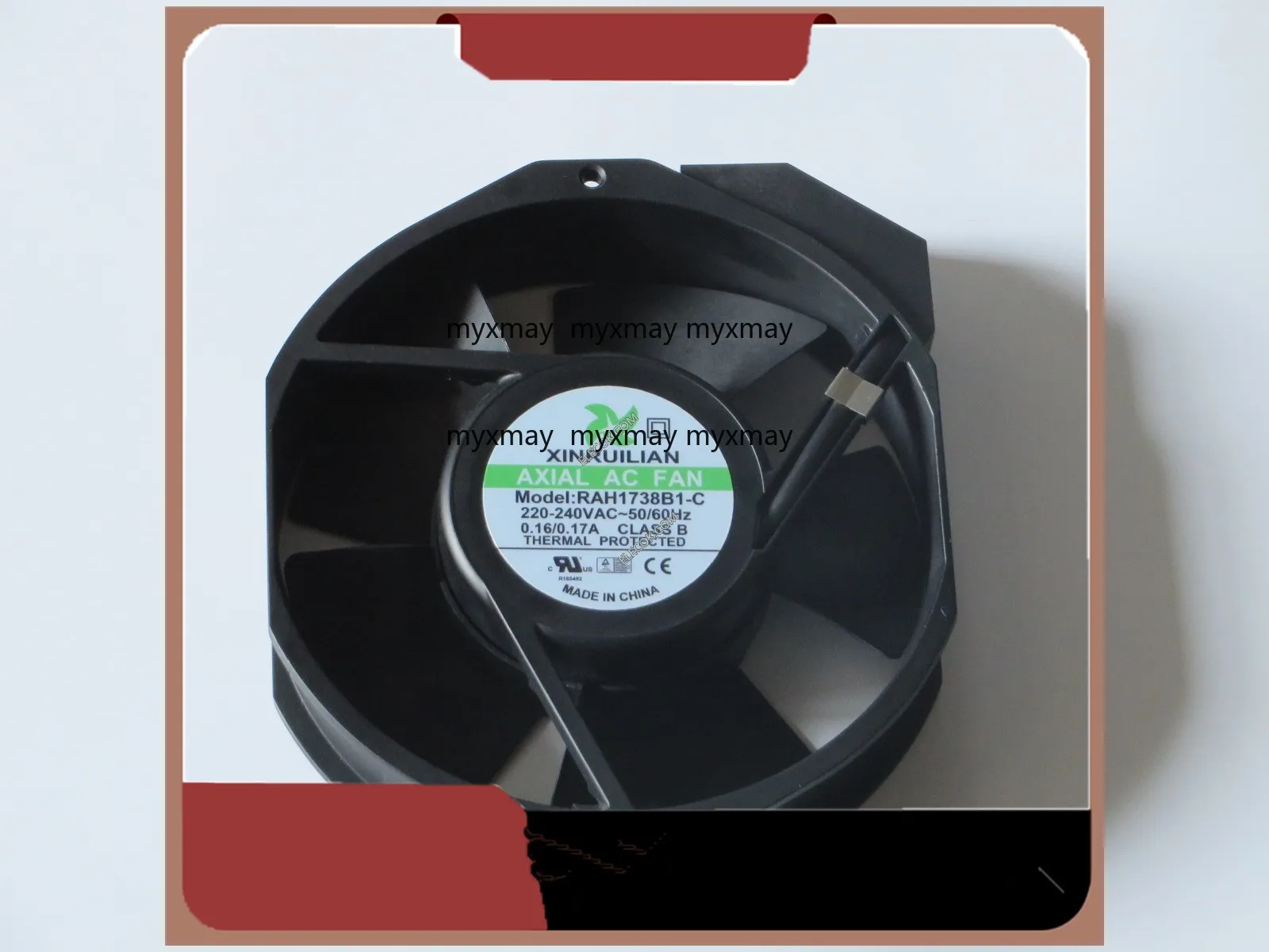 

Cooling Fan RAH1738B1-C AC 220/240V 0.16/0.17A 172x172x38mm 2-Pin Connector