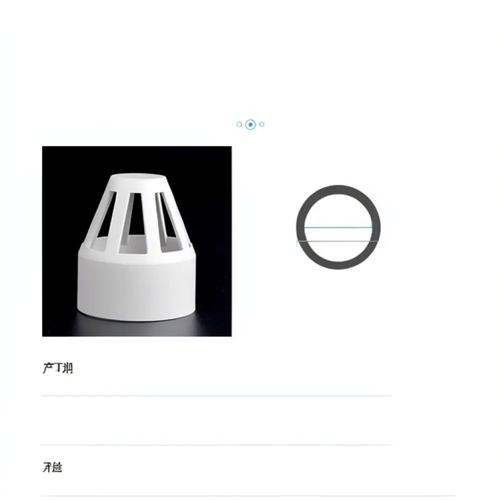 Premium PVC Sewer Pipe Vent Cap Drainage System Air Cover For Liansu Bathroom Basin Plumbing Pipe Fitting Connector Durable