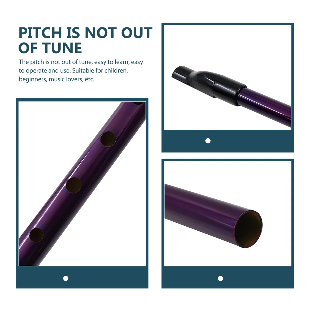 

Professional Soprano Recorder Metal Clarinet D Tone Flute Portable Whistle Flute For Beginner Music Lovers Clear Tone