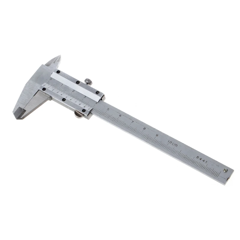 Mini Vernier Caliper 0-100mm Guage Pocket Stainless Steel Metric Machinist