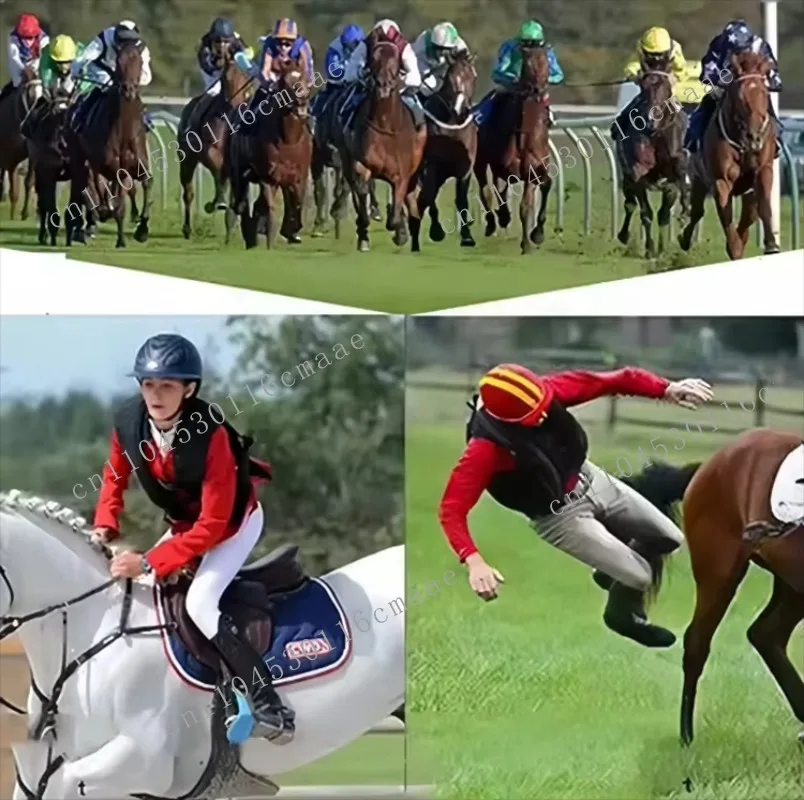 Children Horse Riding Show Coat Motocross Air-Bag Riding Tops Jacket Motorcycle Equestrian Show Riding Clothing Airbag Vest