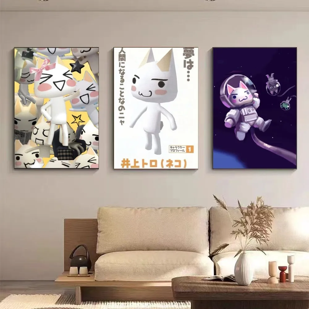 Inoue Toro CUTE Cat Hot Classic Movie Posters The Office Friends TV Prints Vintage Home Room Decor Aesthetic Art Wall Painting P