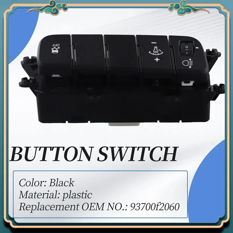 

L39A-93700F2060 Кнопка регулировки фар приборной лампы для Hyundai Elantra AD 2016-2018