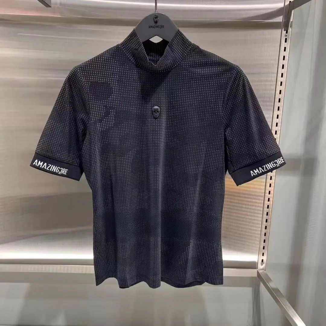 

Summer Golf Apparel Women's Short-Sleeve T-Shirt Fashionable Versatile Casual Top