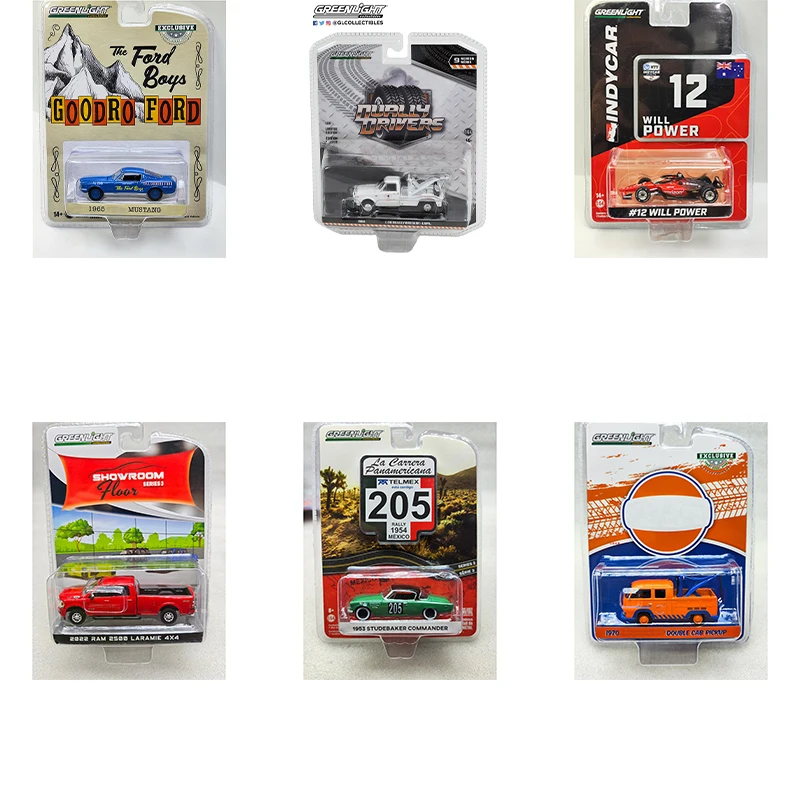 

Greenlight 1:64 Dually Wrecker Mustang Fastback Will Power Ram 2500 Pickup Truck Series Diecast Model Alloy Car Child Gift