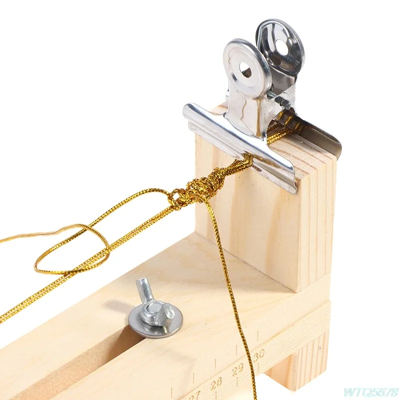 1 مجموعة سوار ويفر أداة معصمه صانع حبل عقدة معصمه أداة الحياكة #6