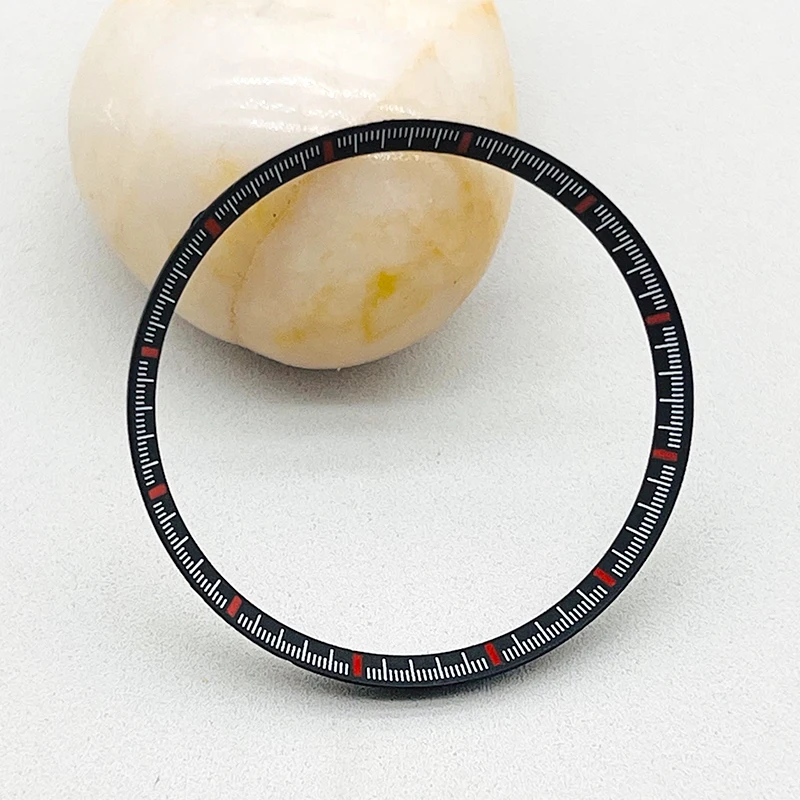 30.5mm Plastic Scale Mark Watch Chapter Rings Inside Diameter 27.5mm Fits Seiko SRPD SKX007 SKX009 NH35 NH36 Watch Repair Parts