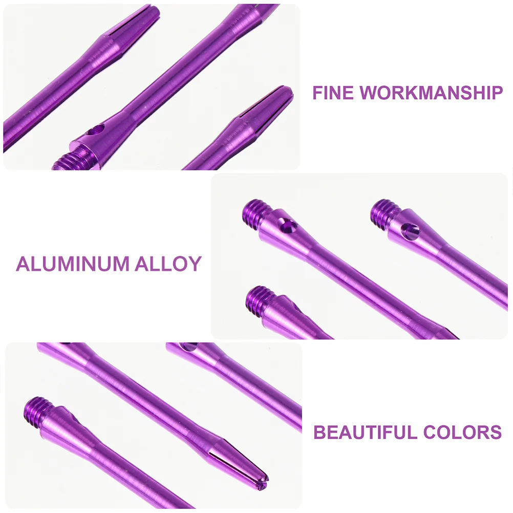 12 stuks vliegaccessoires aluminium assen slijtvast stevig lichtgewicht draagbaar voor stalen punt spelbenodigdheden buiten