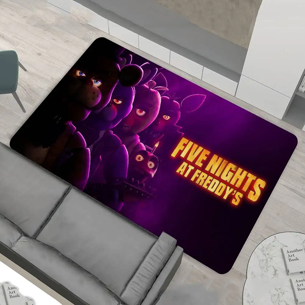 F-Fnaf F-Five-N-Nights-At-F-Freddys Anime Door Mat Anti-slip Absorb Water Long Strip Cushion Bedroon Mat Bedside Mats