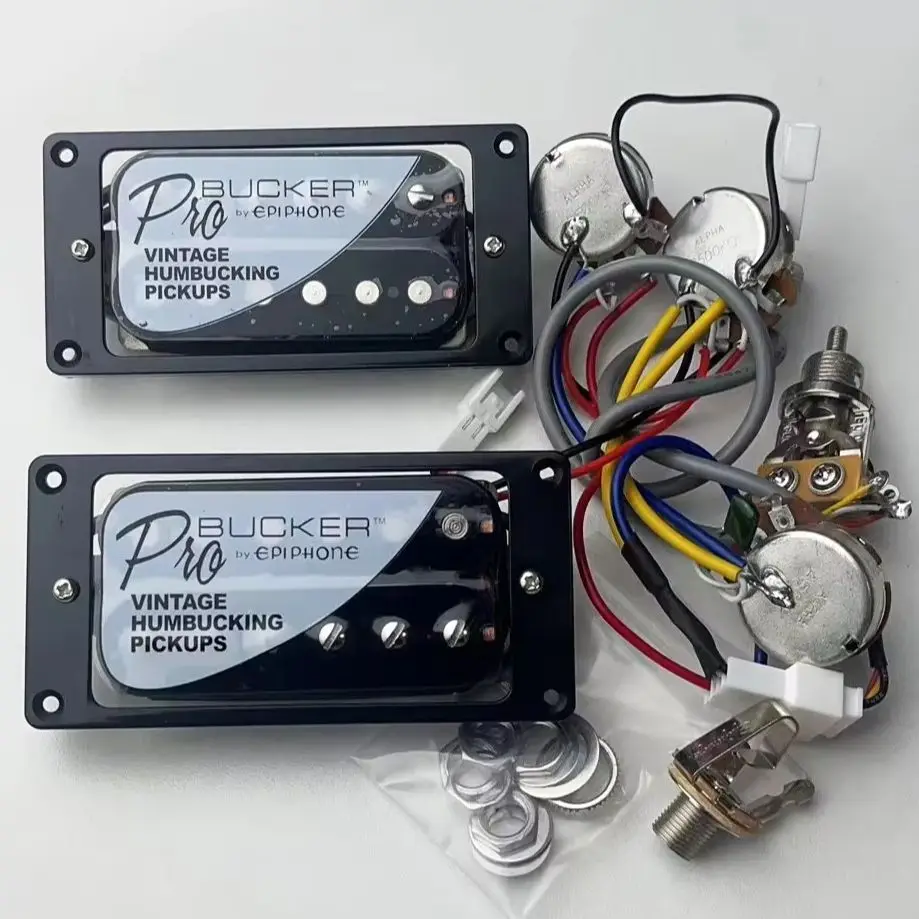 

Гитарный гибридный звукосниматель (хамбакер) с предварительно подключенным кабелем 2T1V