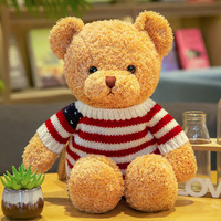 Jumper Teddy Bear Plush Toy Bear Girlfriend Valentine's Day Children's Day Annual Meeting Sweater Teddy Bear Dolls