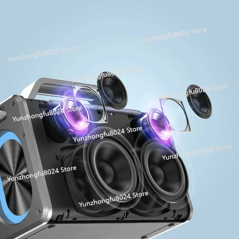 

200W High-power Bluetooth Speaker Outdoor Portable Waterproof Bass Karaoke Sound System Audience Caixa De Som Bluetooth