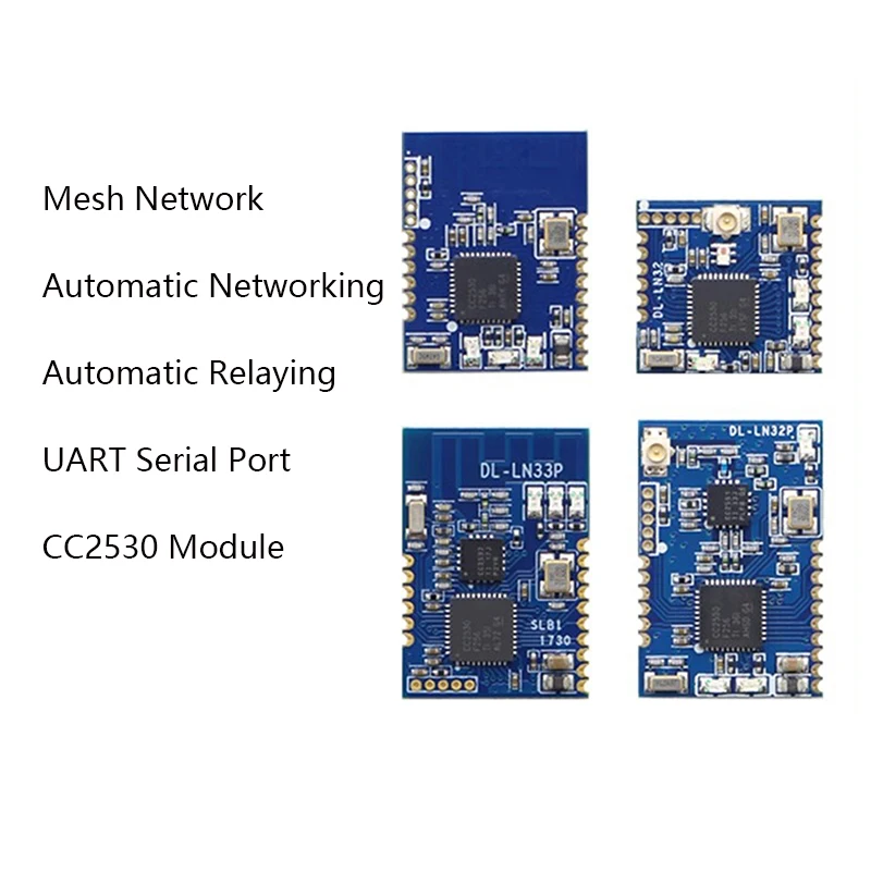 

2.4G communication CC2530 Zigbee wireless mesh self-organizing network transceiver module relay serial communication module