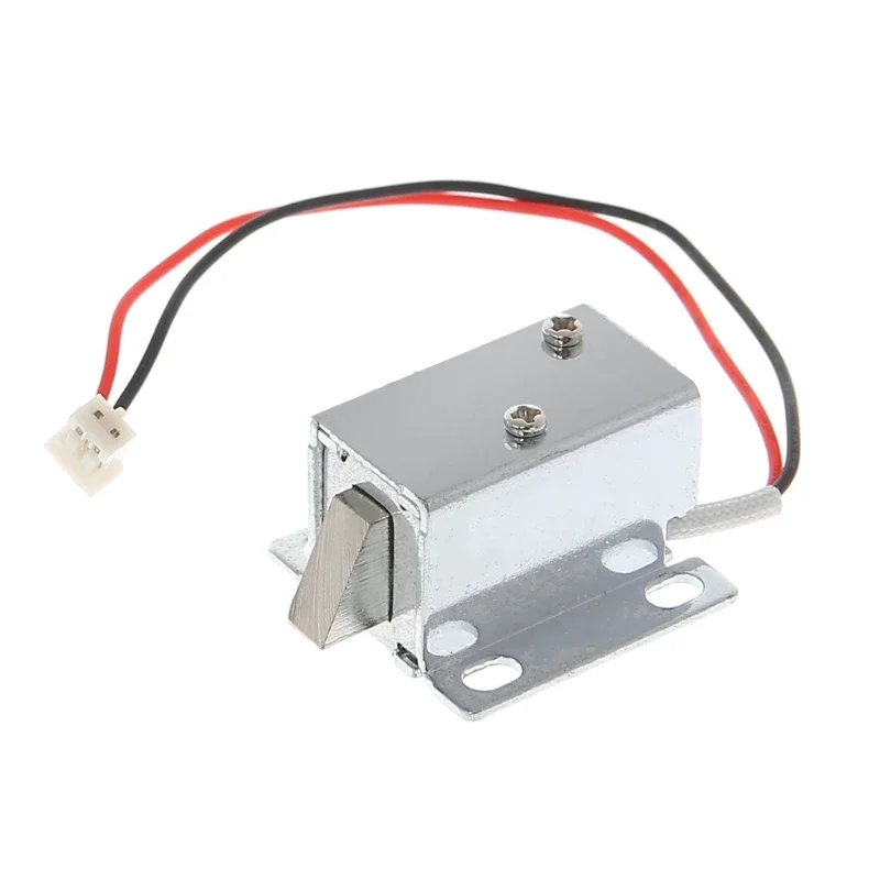 Electronic Lock Catch Door Gate 12V 0.4A Release Assembly Solenoid Access Seguro electrico Electric lock door