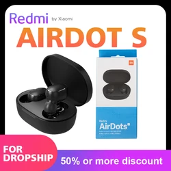 Xiaomi Redmi AirDots S Bluetooth Earphones TWS Headset with Charging Case True Wireless Headphones Touch Control In-Ear Earbuds