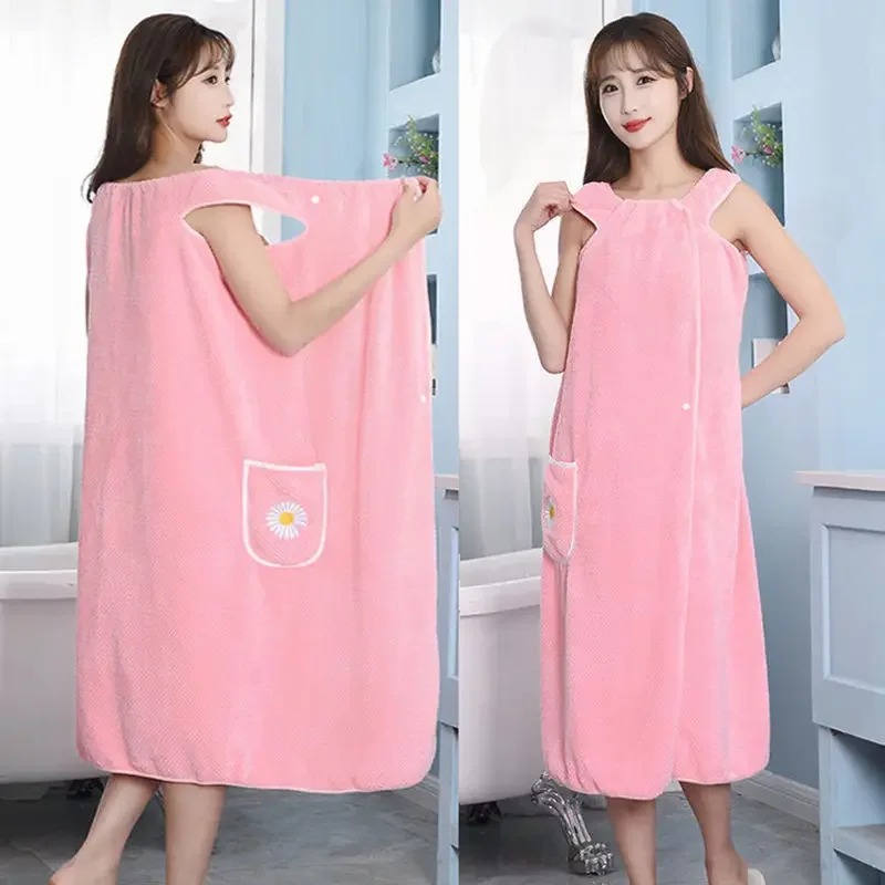 Sleepwear Yukata Wearable Bath Towels Women's Clothing Homewear Thick New Comfortable Casual Breathable Simple Stylish Loose Fit