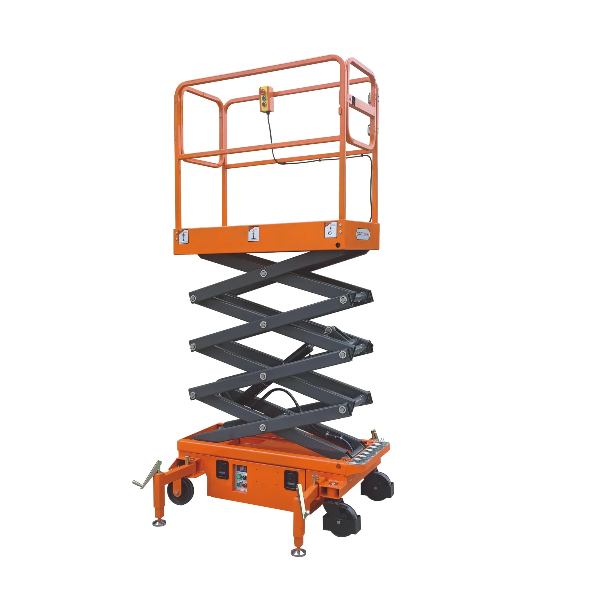 EverLIFT Brand 3m 3.9m 4.8m Tiny Scissor Lift Work Platform 300kg Elevating Work Platform 5m Aerial Work Platform