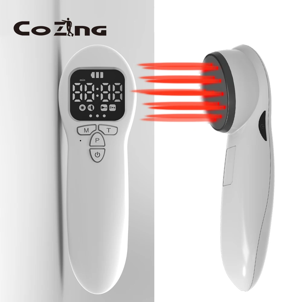 LLLT Cold Laser Therapy Device 650nm 808nm Wound Healing Sciatica Heel Spurs Neck Pain Relief Pets Red Light Therapy