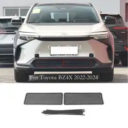 Stainless Steel Middle Grille Insect Net Screening Protective Insert Mesh Trim Cover Car Accessory For Toyota BZ3 BZ4X 2022-2025