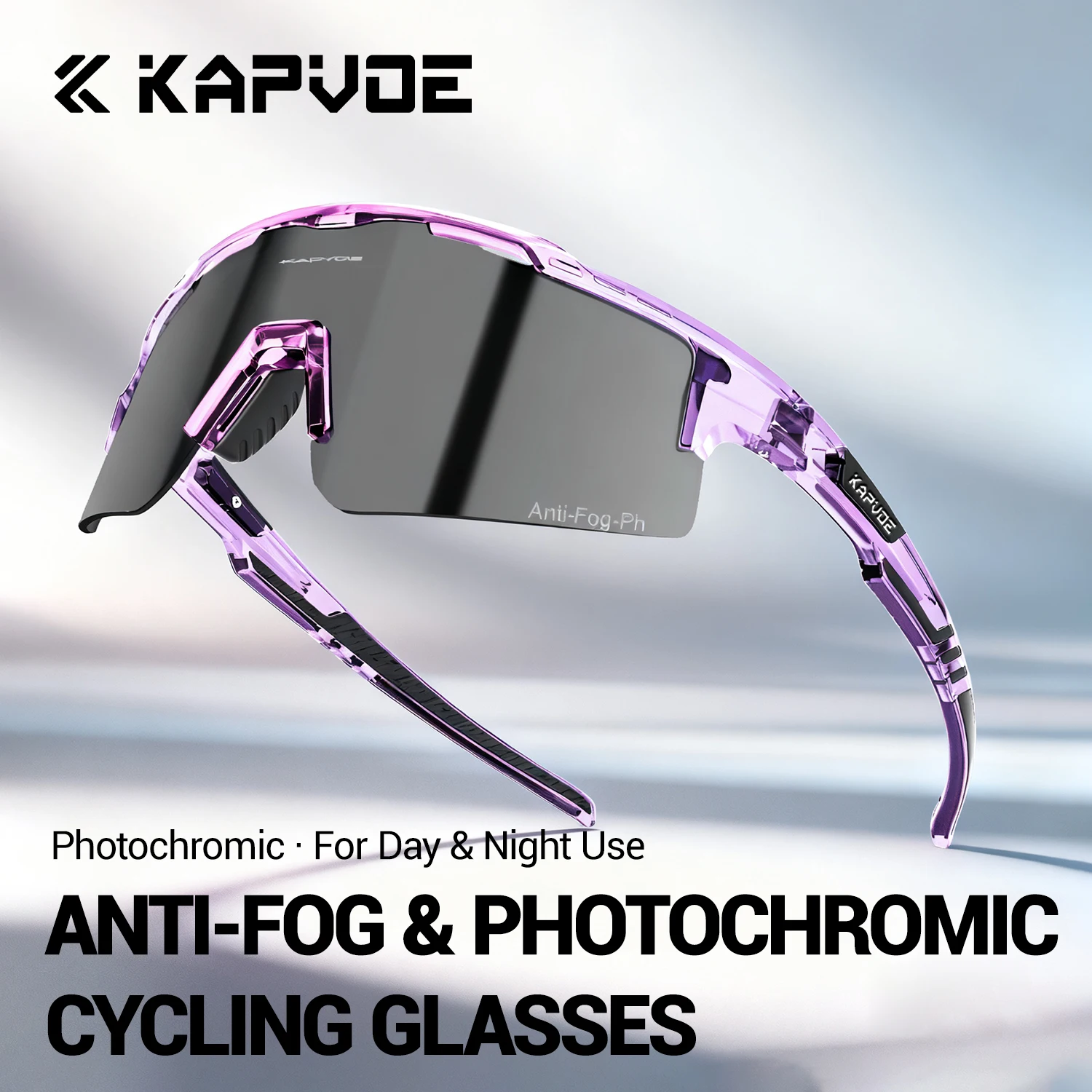 

KAPVOE фотохромные очки для ночной езды UV400 противотуманные зимние спортивные солнцезащитные очки на открытом воздухе MTB велосипедные мужские велосипедные очки