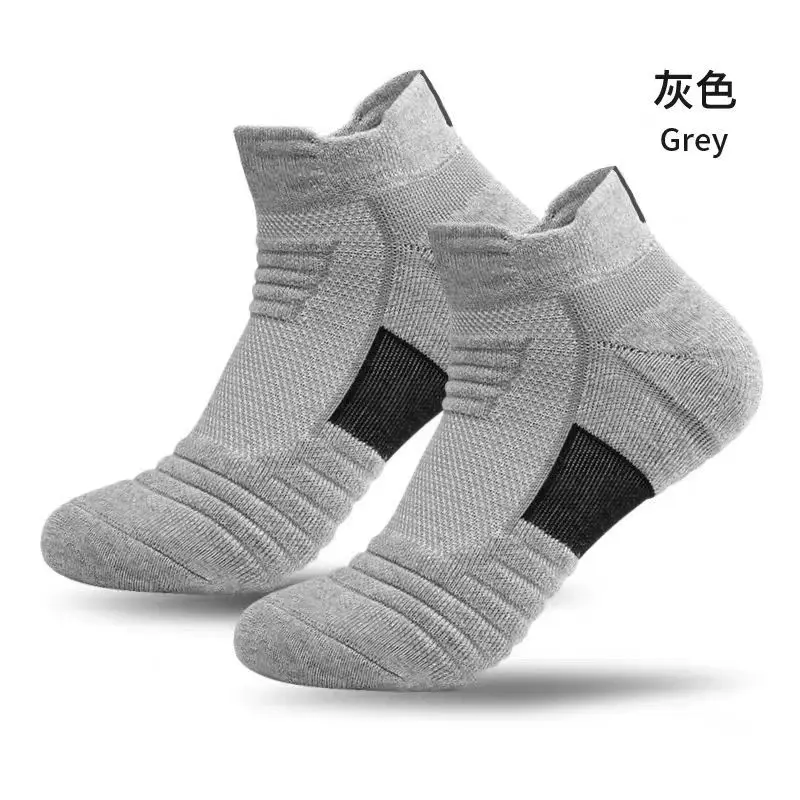 3 Pairs Breathable Mesh Athletic Terry Socks Cushioned Moisture-managing and Durable Reduces Foot for Running Hiking & Sports view 5