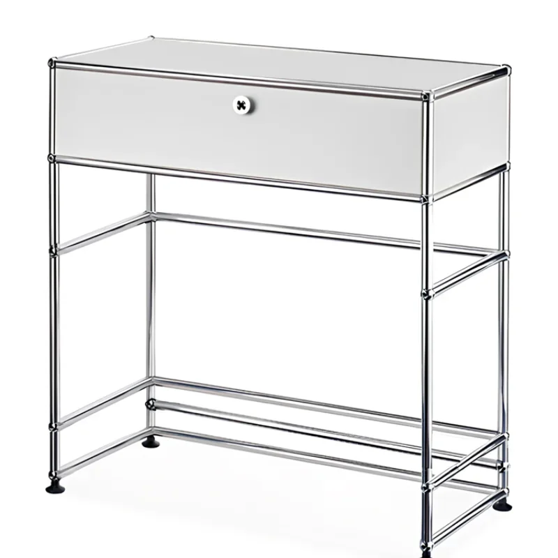 

Bedroom Home Storage Medieval Simple Style ins Internet celebrity Stainless steel dresser