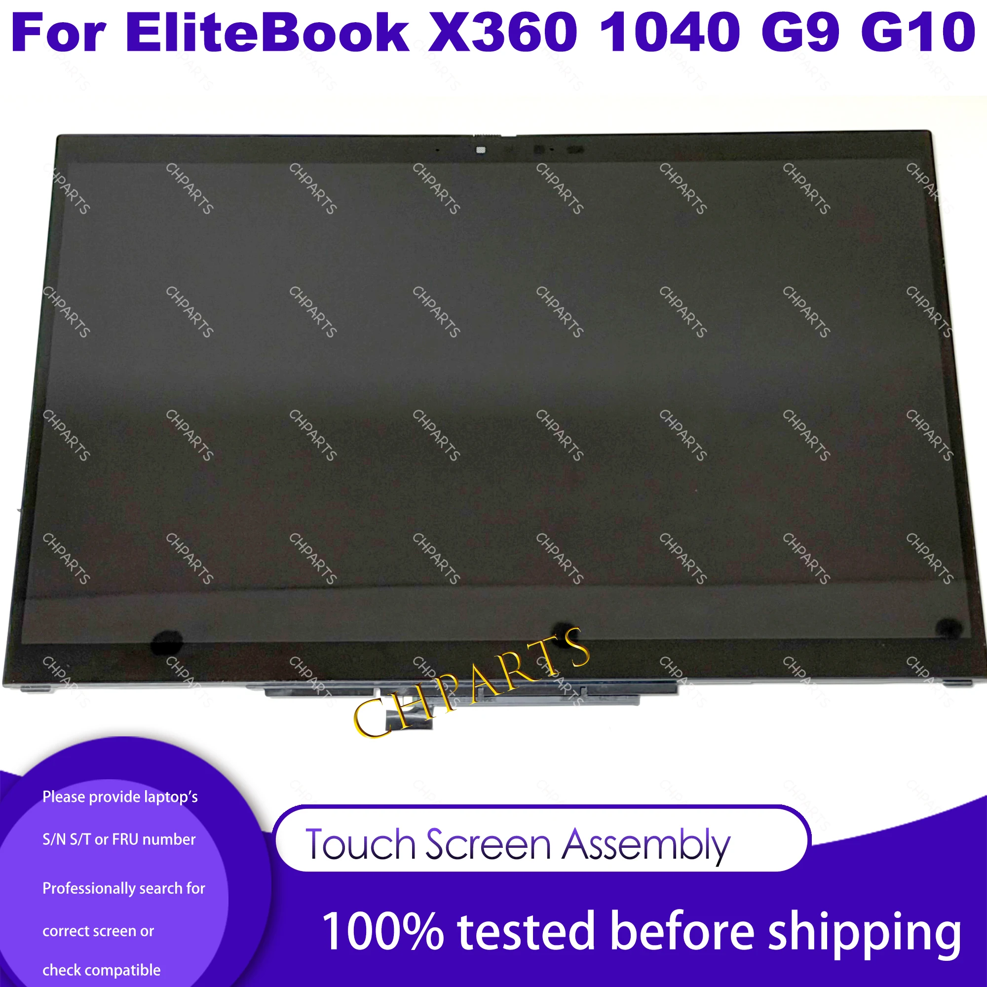 M76077-111 14' WUXGA 1920*1200 LCD Touch Screen Replacement Assembly For HP EliteBook X360 1040 G9 G10 NV140WUM-N41 X140NV4J R0