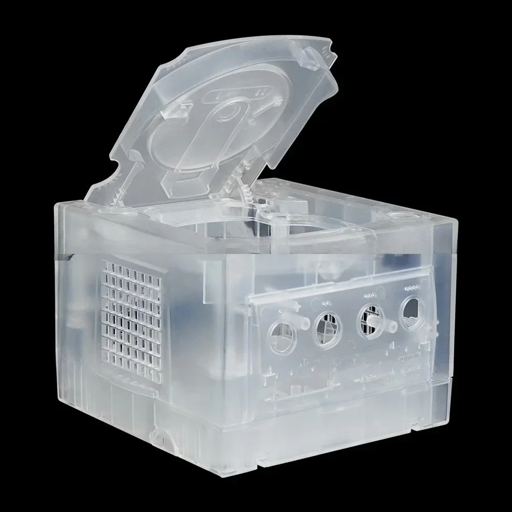 Voor Gamecube NGC vervangende behuizing, semi-transparante console-omhulsel voor retro NGC-modificatie & reparatie-accessoires