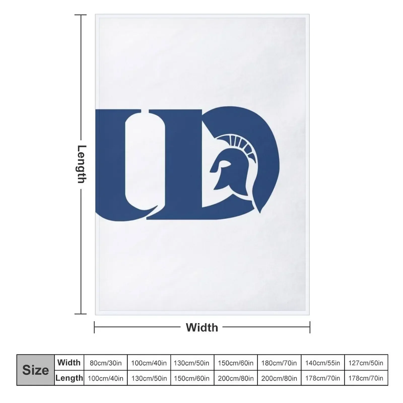 University of Dubuque spartans Throw Blanket Thins christmas gifts Softest Blankets