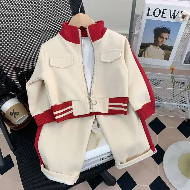 

Girls' Spring and Autumn Set 2025 New Fashionable Middle and Large Children's Leisure Sportswear Two Piece Set