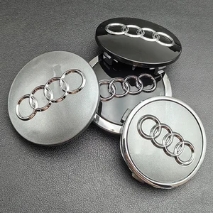 Kappen von der Mitte des Autorades bis hin zu Audi, Hub, Accessoires, Audi A1, A2, A3, A4, A5, A6, A7, A8, S3, S6, Q3, Q7, 60 mm, 61 mm, 68 mm, 69 Millimeter, 77 mm, 4 Pces 12 Hauptrizing -Verkäufe 61 mm - №1