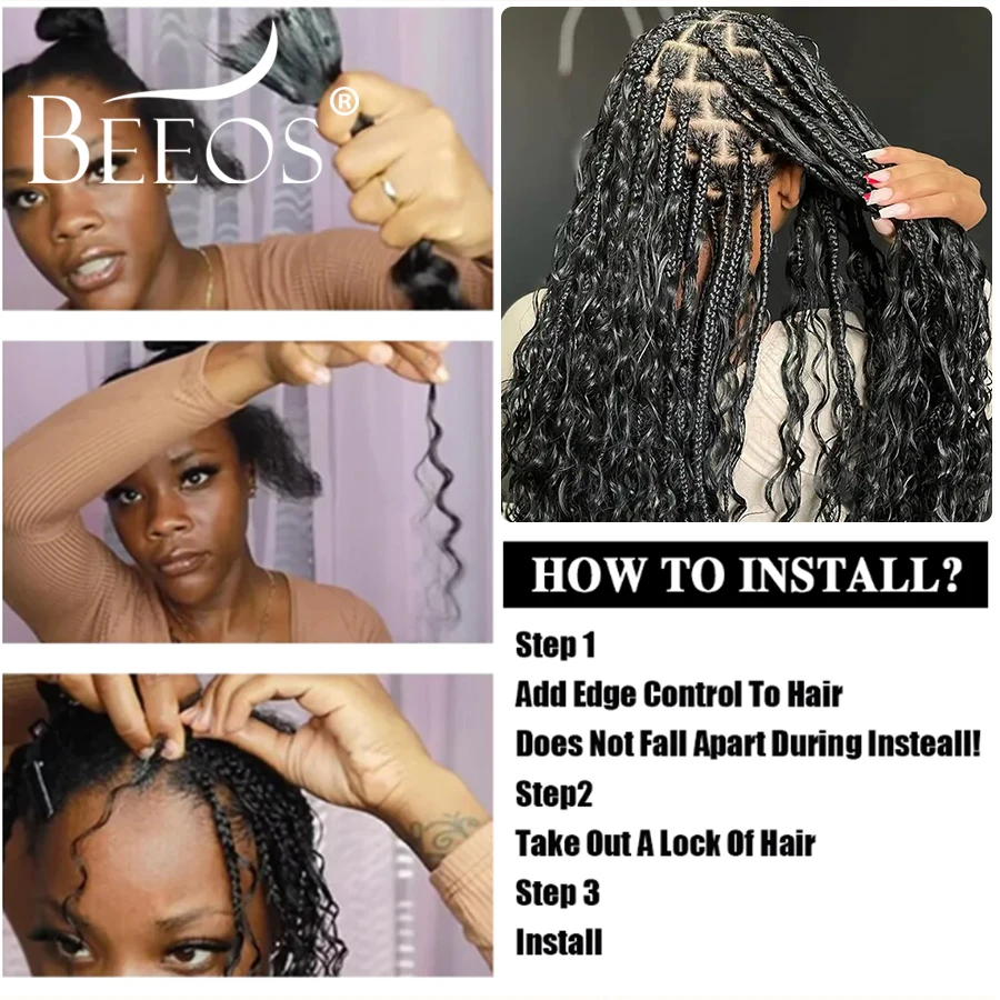 الشعر السائبة لتضفير مجعد لا لحمة عذراء موجة عميقة بوهو الضفائر شعر مستعار بشري 100 جرام حزم الشعر السائبة الشعر البشري السائبة