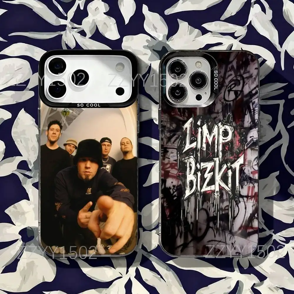 

L-Limp Bizkit Hold On Band Matte Finish,Fingerprint Proof Phone Case For iPhone 17,16,15,14,13,12,X,8,Pro,Max,Plus,SE4,Air,Mini