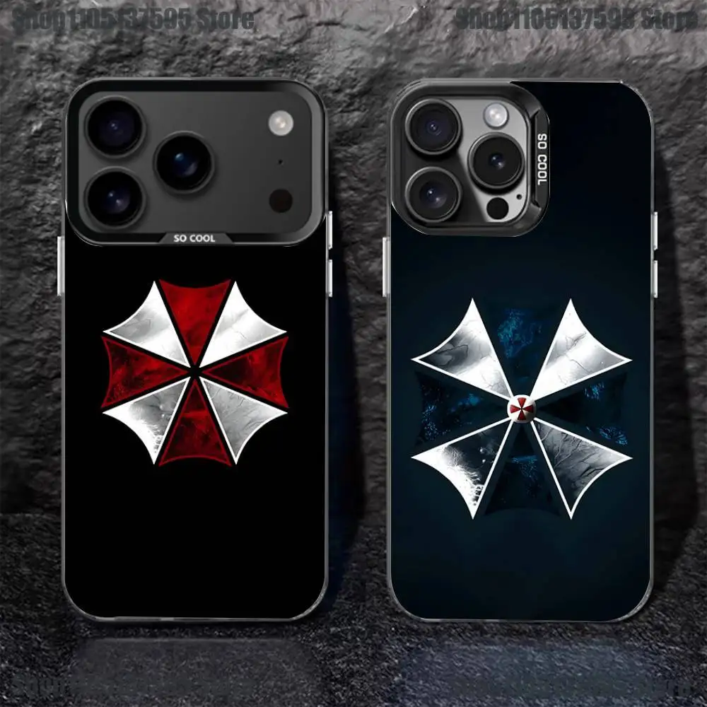

U-Umbrella Corporation Phone Case For iPhone 17,16,15,14,13,12,11,Pro,XS,Max,Plus,Mini,SE4,E Black Matte Shockproof Cover