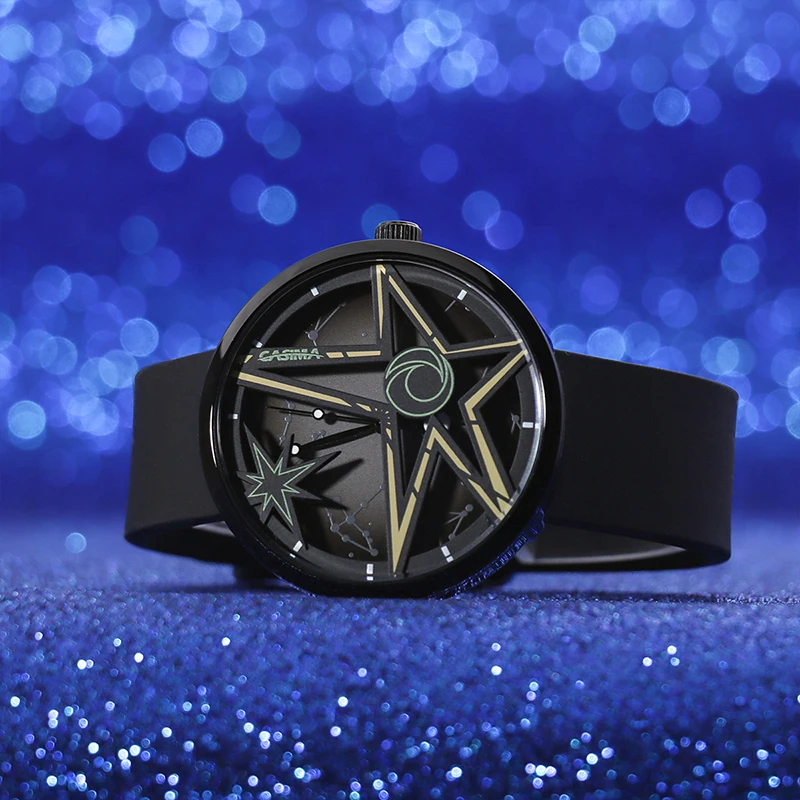 CASIMA Coppia Orologi Orologio sportivo, Movimento al quarzo, Orologio da studente Orologio Jelly Impermeabile, Modello CS2161-1044