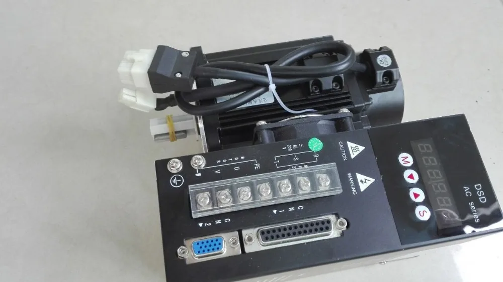 Китай Микро Серводвигатель 220 В, размер 60 мм, серводвигатель, 600 Вт