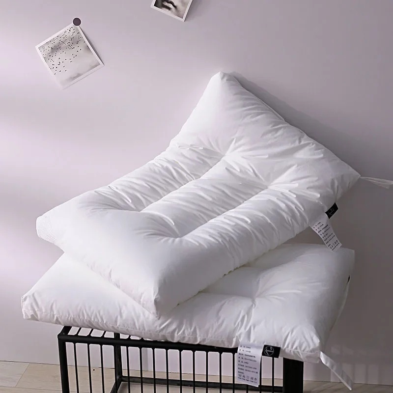 Special Price Premium 3D White Hotel Pillow Core Comfortable Neck Support Sleep Pillow for Bulk Wholesale Home Bedroom Bedding