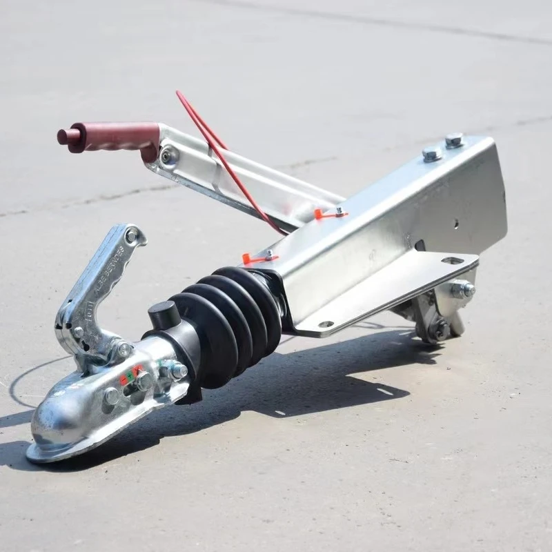 Hot-selling 1000KG Override Braked Couplings Overrun Trailer Couplings With Couling Head Bellow Brake Trailer Hitch Coupler
