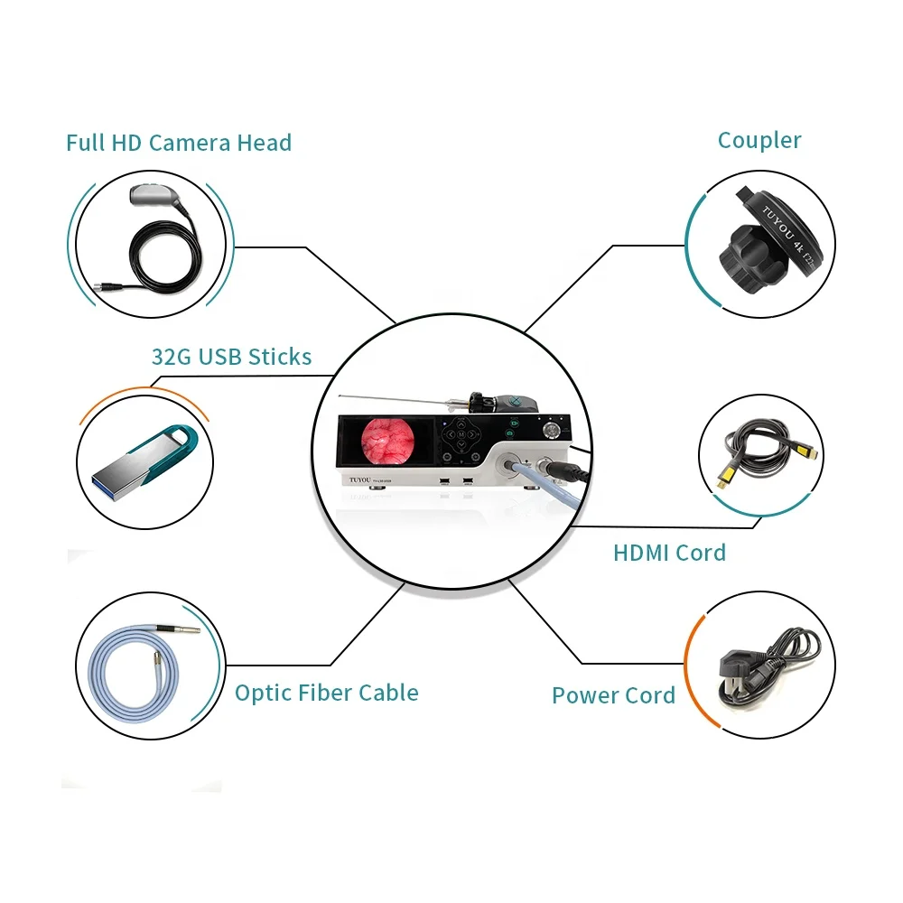 China Suppliers HD Medical Imaging Equipment Arthroscopic for Surgical Endoscopy With Light Source